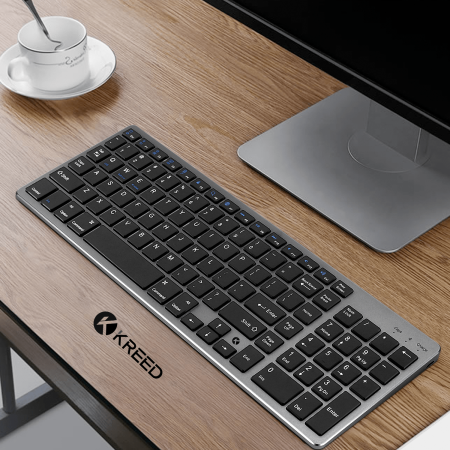 Teclado Inalámbrico Bluetooth Recargable BK348 - Negro