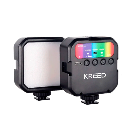 Luz LED RGB Recargable para Cámaras con control – MJ88